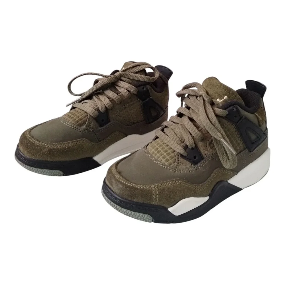 Air Jordan 4 Craft Medium Olive‎ Pre School FB9929-200 Little Kids PS Sz 11C